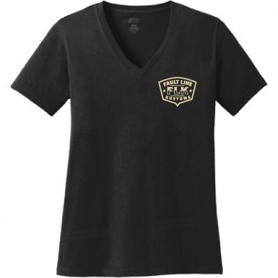 Fault Line Kustoms Skeleton Wrench Women's Logo T-Shirt