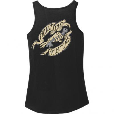 Fault Line Kustoms Skeleton Wrench Women's Logo Tank Top